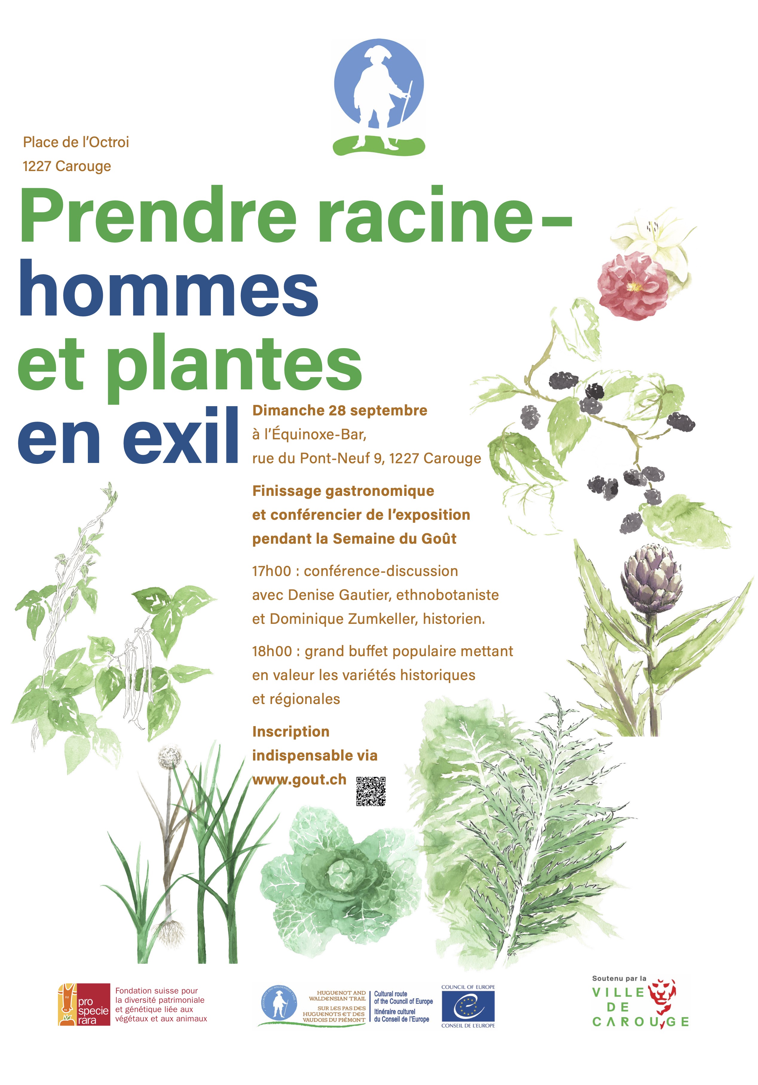 Finissage de l'exposition à Carouge