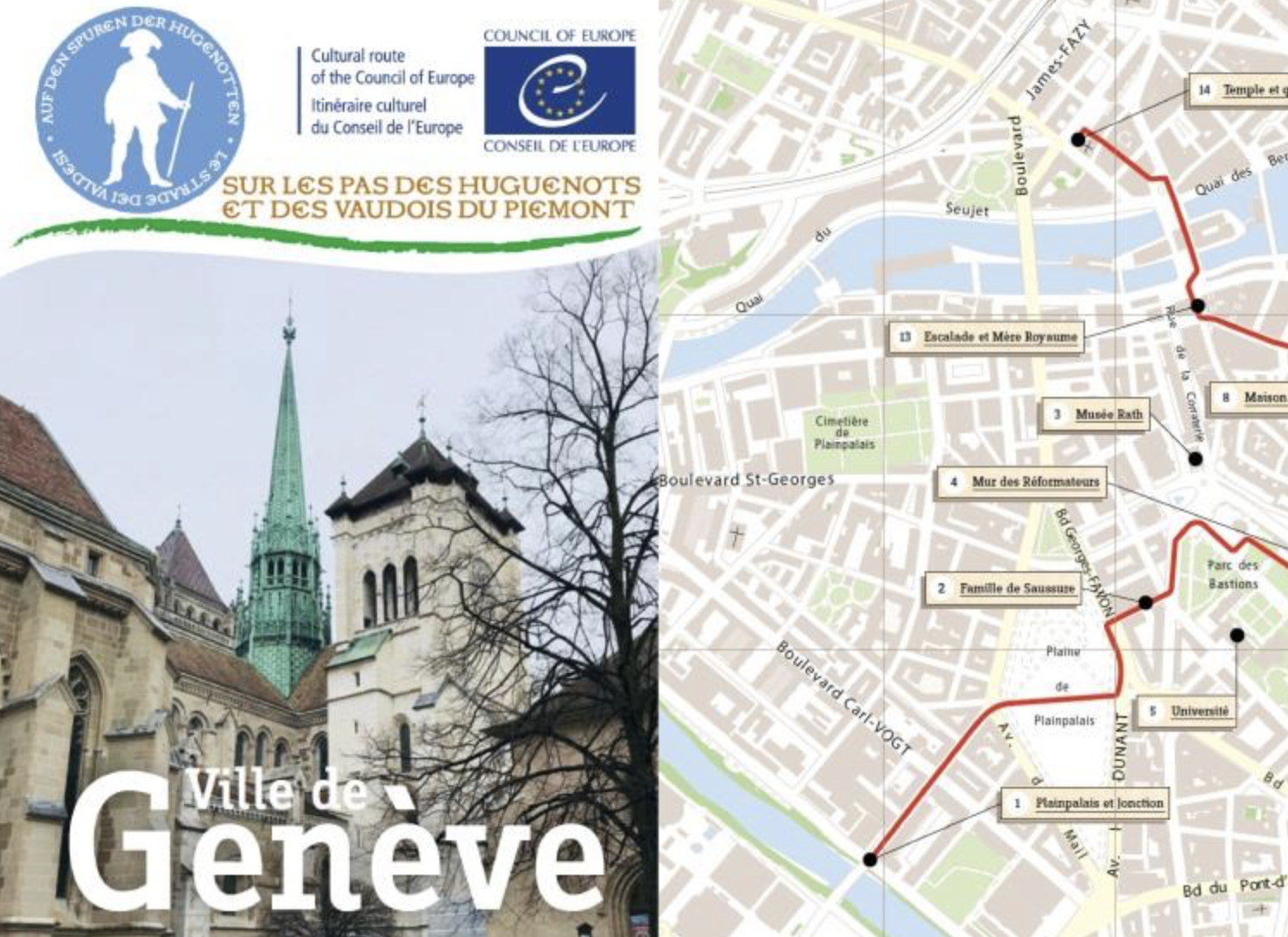 Parcours urbain de Genève